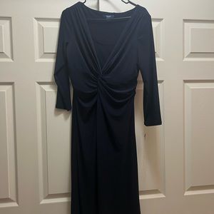 Chaps navy blue dress